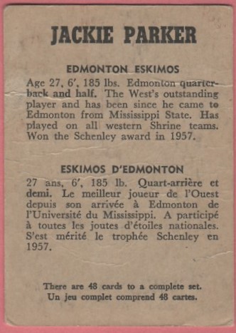 1959 Wheaties Football